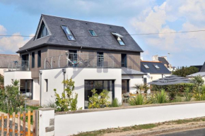 LocaLise - M14 - Caligourdaine - Maison d'exception - Construction de 2024 - à 30m de la mer et quelques pas des plages - extérieur clos - 4 places de parking privatives - wifi inclus - draps inclus -